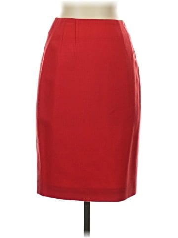 Linda Allard Ellen Tracy Wool Skirt (view 1)