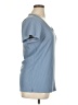 Torrid Solid Blue Short Sleeve T-Shirt Size 1X Plus (1) - photo 4