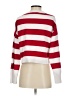 Express 100% Cotton Stripes Red Pullover Sweater Size S - photo 2