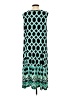 JM Collection Print Teal Casual Dress Size 1X (estimated) - photo 2
