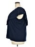 Torrid Blue Short Sleeve Blouse Size 3X Plus (3) - photo 5