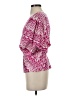 Cynthia Steffe Pink Short Sleeve Blouse Size S - photo 5