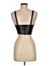 Unbranded Black Faux Leather Top Size M - photo 2