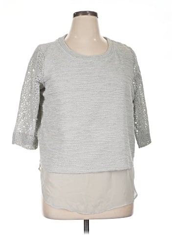 LC Lauren Conrad 3/4 Sleeve Top (view 1)