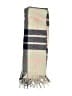 J.Crew 100% Wool Plaid Gray Blue Scarf One size - photo 2