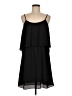 Mossimo 100% Polyester Solid Black Casual Dress Size M - photo 1