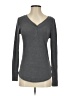 Time and Tru Gray Long Sleeve Henley Size S - photo 1