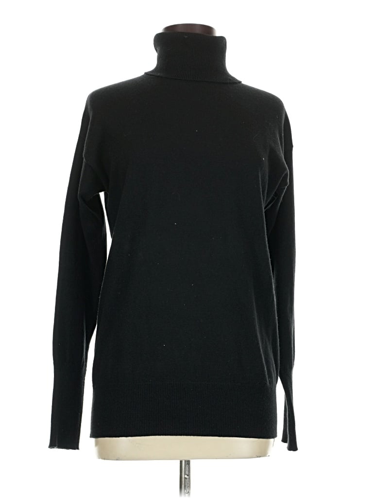 Pre-owned Gap Turtleneck Sweater In Black