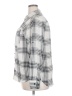 Maurices 100% Polyester Plaid Silver Long Sleeve Blouse Size XXL - photo 5