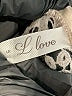 L Love Gray Short Sleeve Top Size S - photo 7