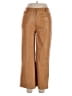 Avec Les Filles 100% Polyurethane Brown Casual Pants Size L - photo 1