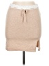 Dee Elly Solid Tan Casual Skirt Size M - photo 1
