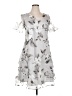 Assorted Brands 100% Polyester Floral Gray Cocktail Dress Size XL - photo 1