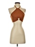 Shein 100% Polyester Brown Tank Top Size 2 - photo 1