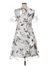 Assorted Brands 100% Polyester Floral Gray Cocktail Dress Size XL - photo 2