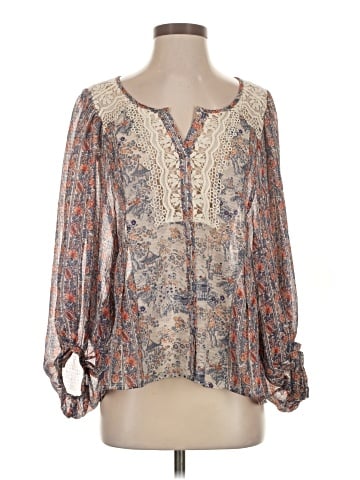 HD in Paris 3/4 Sleeve Blouse (view 1)