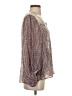 HD in Paris 100% Polyester Gray 3/4 Sleeve Blouse Size 4 - photo 4