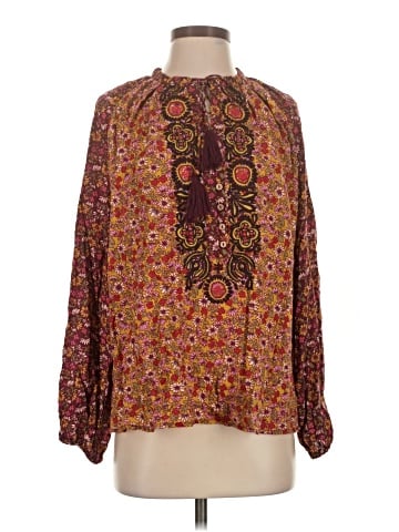 Natural Life Long Sleeve Blouse (view 1)