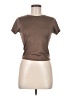 Forever 21 Brown Short Sleeve Top Size M - photo 1