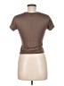 Forever 21 Brown Short Sleeve Top Size M - photo 2