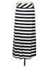 Athleta Stripes Silver Casual Skirt Size S - photo 2
