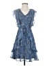 Tommy Hilfiger 100% Polyester Paisley Blue Cocktail Dress Size 4 (petite) - photo 1