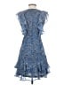Tommy Hilfiger 100% Polyester Paisley Blue Cocktail Dress Size 4 (petite) - photo 2