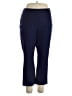 Halogen Solid Blue Active Pants Size 1X - photo 1