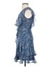 Tommy Hilfiger 100% Polyester Paisley Blue Cocktail Dress Size 4 (petite) - photo 5