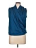 Assorted Brands 100% Polyester Blue Sleeveless Blouse Size L - photo 1