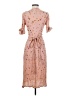 Faithfull the Brand 100% Rayon Pink Cocktail Dress Size 4 - photo 2