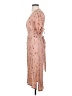 Faithfull the Brand 100% Rayon Pink Cocktail Dress Size 4 - photo 5