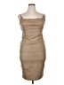 Bebe Animal Print Snake Print Stripes Tan Cocktail Dress Size XL - photo 1