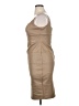 Bebe Animal Print Snake Print Stripes Tan Cocktail Dress Size XL - photo 5
