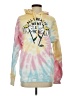 BSR by Samii Ryan Tie-dye Yellow Pullover Hoodie Size S - photo 1
