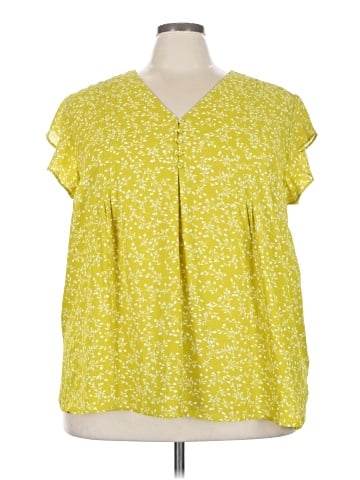 Cynthia Rowley Short Sleeve Blouse (view 1)