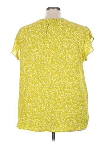 Cynthia Rowley Short Sleeve Blouse (view 2)