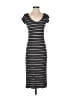 RVCA Stripes Black Casual Dress Size S - photo 1