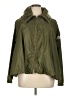 Moncler 100% Polyamide Solid Green Windbreaker Size XL (4) - photo 1