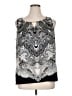 Dana Buchman 100% Polyester Silver Sleeveless Blouse Size XL - photo 1