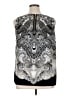 Dana Buchman 100% Polyester Silver Sleeveless Blouse Size XL - photo 2