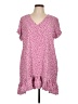 Assorted Brands 100% Rayon Pink Casual Dress Size L - photo 1