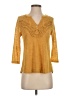 Crescent Gold 3/4 Sleeve Top Size XS - photo 1