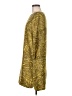 Tibi 100% Silk Animal Print Yellow Gold Casual Dress Size 6 - photo 5