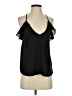 ASOS 100% Polyester Black Sleeveless Blouse Size 4 - photo 1