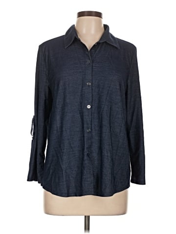 Love Scarlett 3/4 Sleeve Button-Down Shirt (view 1)