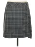 Ann Taylor LOFT Plaid Gray Casual Skirt Size 8 - photo 1