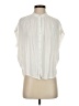 a loves a 100% Rayon Ivory Sleeveless Button-Down Shirt Size S - photo 1