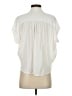 a loves a 100% Rayon Ivory Sleeveless Button-Down Shirt Size S - photo 2