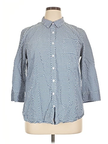 Van Heusen 3/4 Sleeve Button-Down Shirt (view 1)